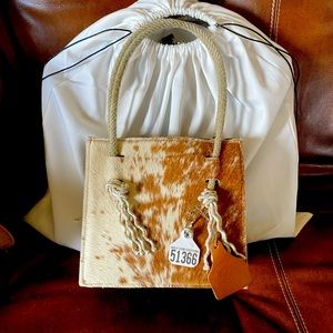 Holy Cow Couture Clutch Rope Bag